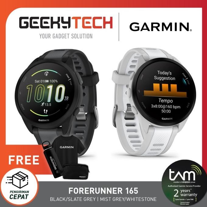 Garmin Forerunner 165 / FR165 Smartwatch / Running Watch - Resmi TAM