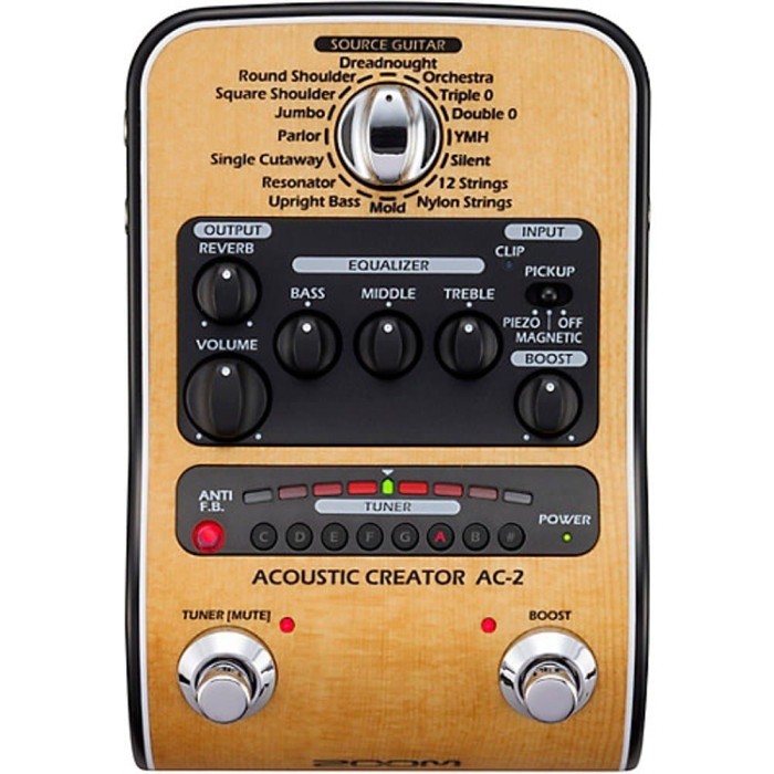 Zoom AC-2 Acoustic Creator AC2 Efek Gitar Akustik Zoom Efek Gitar pn