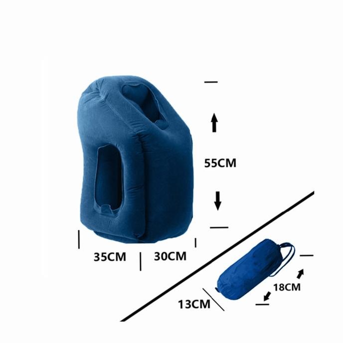 Grosir Bantal Angin Tiup Smart Travel Pillow Woollip