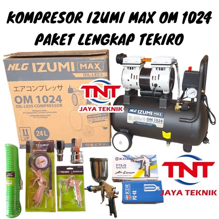 IZUMI 24 LITER OL 10-24 KOMPRESOR OILLESS IZUMI 1HP 24LITER OL 1024