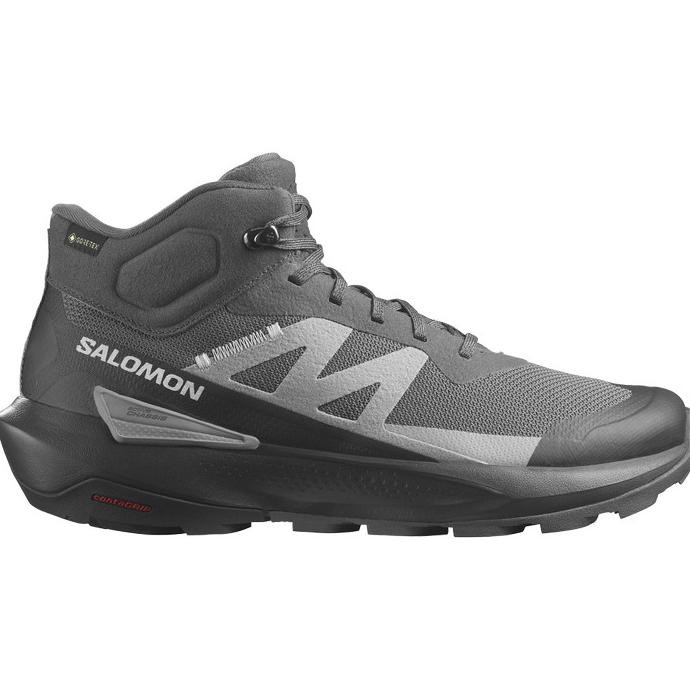 HIKING SHOES | SALOMON ELIXIR ACTIVE MID GORE-TEX | MAGNET/PHANTOM/SHARKSKIN