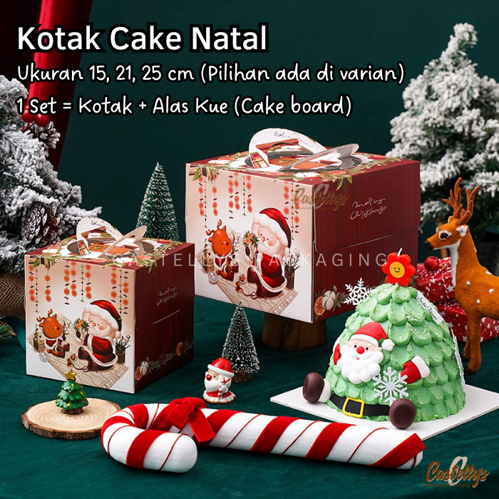 '+'+'+'+] Kotak Box Natal XKC Kue Cake Bolu Tart Hampers Christmas
