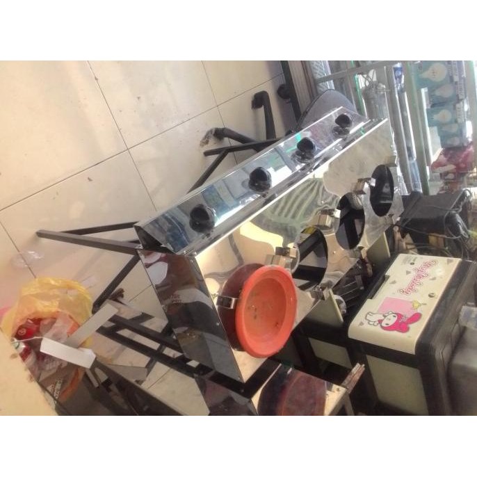 :::::::] kompor gas serabi / surabi 4 tungku stainless