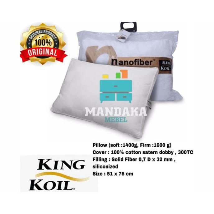 Promo Bantal Nano Fiber - King Koil Nano Fiber Pillow