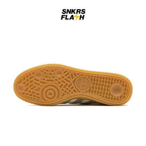 ADIDAS Handball Spezial Off White Silver Green Sepatu Sneakers Pria - IF9730 - Size 46