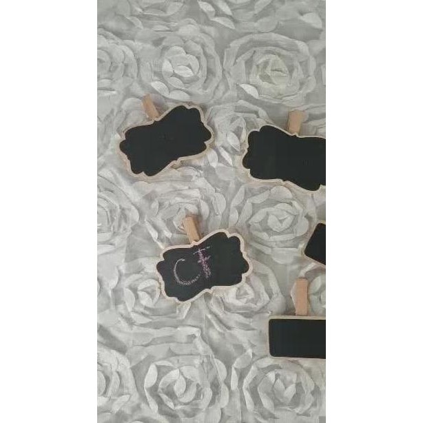 

:<:<:<:<] Papan Tulis Mini Jepit Blackboard Kecil Wooden Peg Mini Baroque