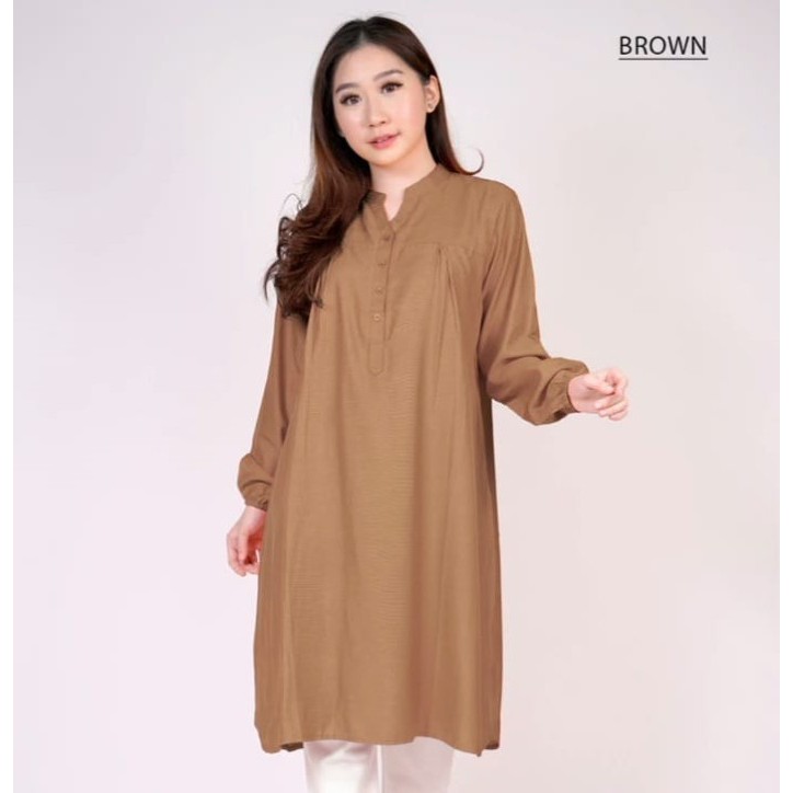 LONG TUNIK - TUNIK KATUN POLOS - TUNIK WANITA JUMBO - TUNIK KEKINIAN