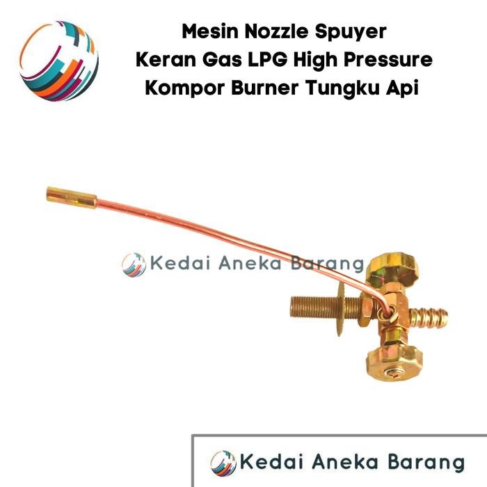 Spuyer Keran Burner Kompor Tungku Api High Pressure Tekanan Tinggi Gas