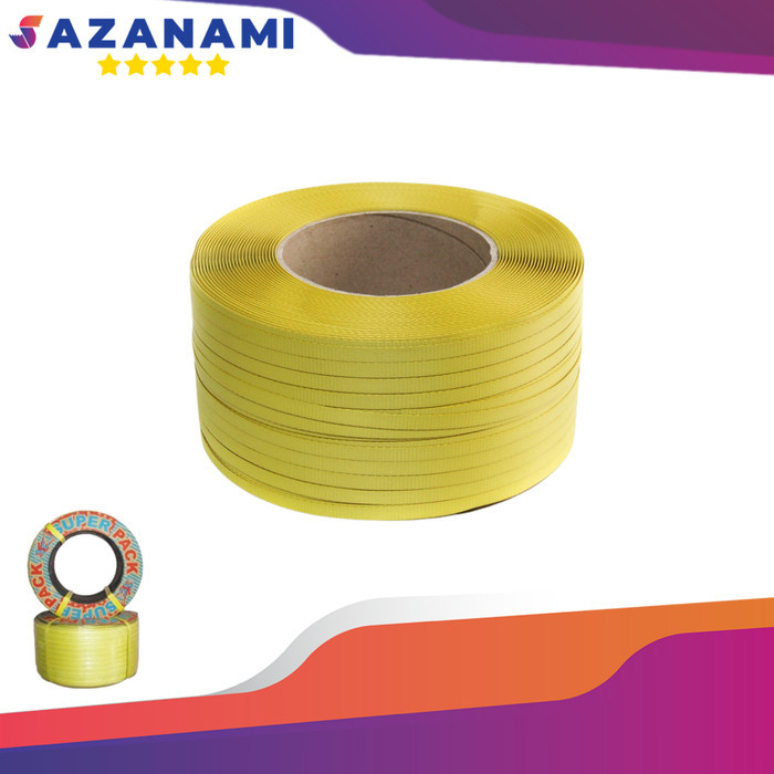 

STRAPPING BAND 15MM X 750M TALI PACKING TALI KLAM WARNA KUNING 7KG
