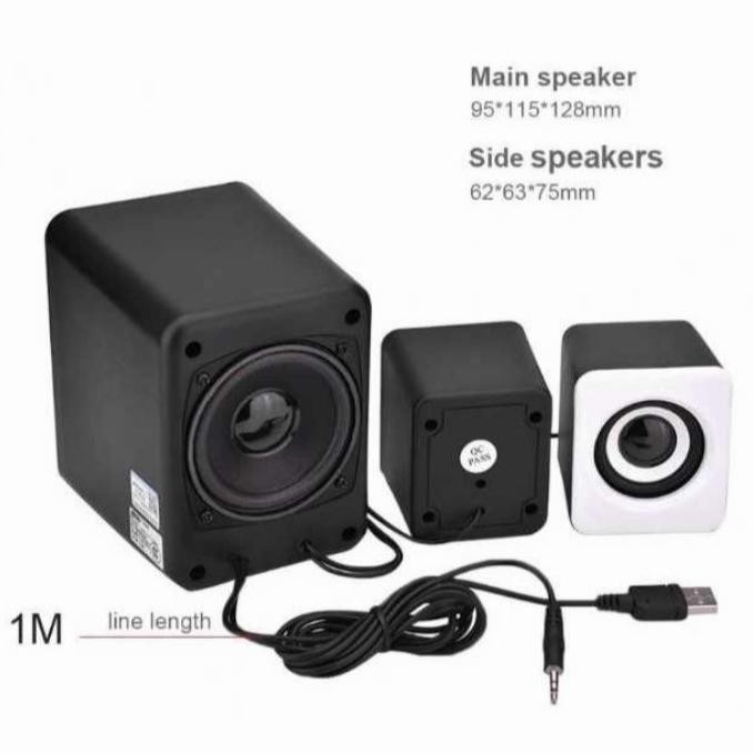 SPEAKER SADA D-202 SUBWOOFER - SPEAKER KOMPUTER LAPTOP HP - SPEAKER