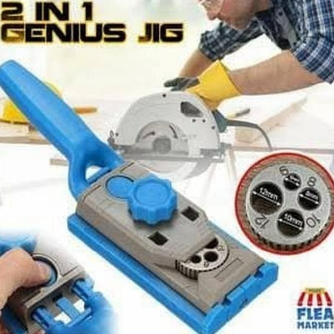 POCKET DOWEL JIG POCKET HOLE JIG POCKET MATA BOR SEKRUP