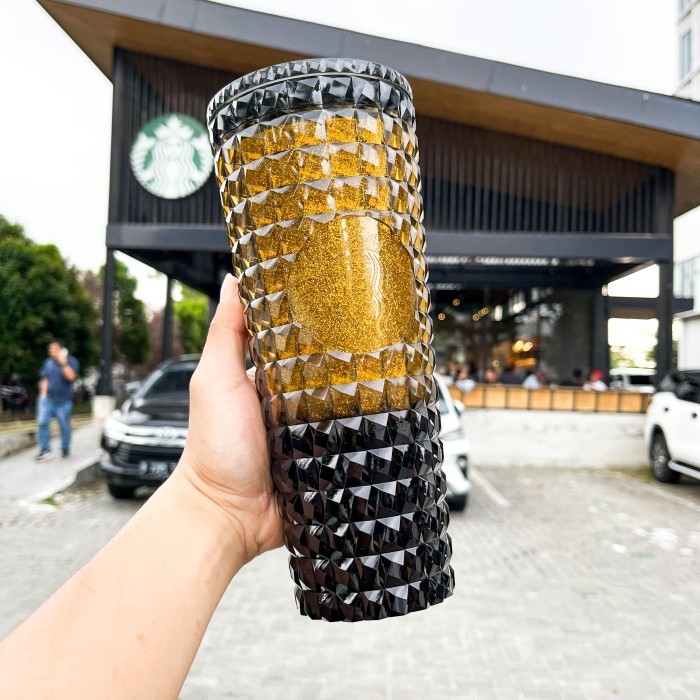 Tumbler Tumblr STARBUCKS Original Crystal Studded Venti 600ml Termos