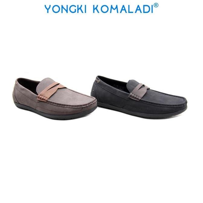 BIG SALE [ ORIGINAL ] YONGKI KOMALADI MOCCASIN MC310-22 MEN HITAM FLAT SHOES PRIA 