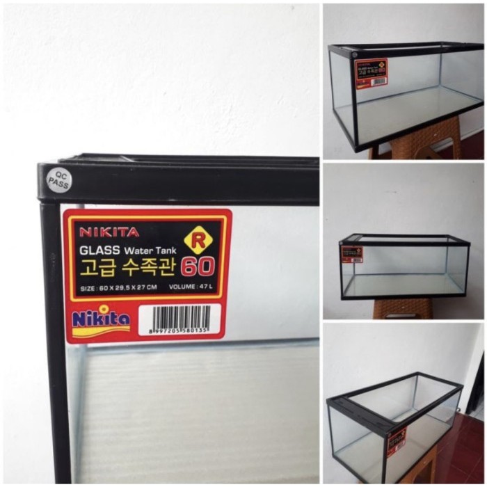 TERBARU Akuarium Akrilik Nikita Ceper R 60cm reptil hamster BISA GRAB