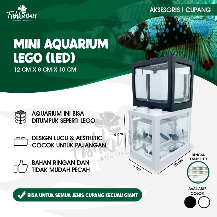 MURAH Akuarium Ikan Cupang Lego
