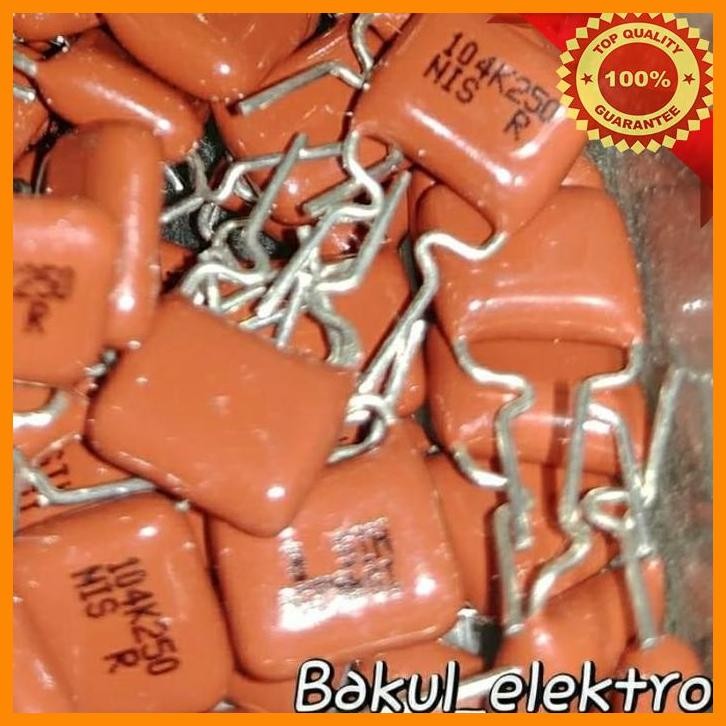 [bak] capacitor 104/ 100nf 250v nissei