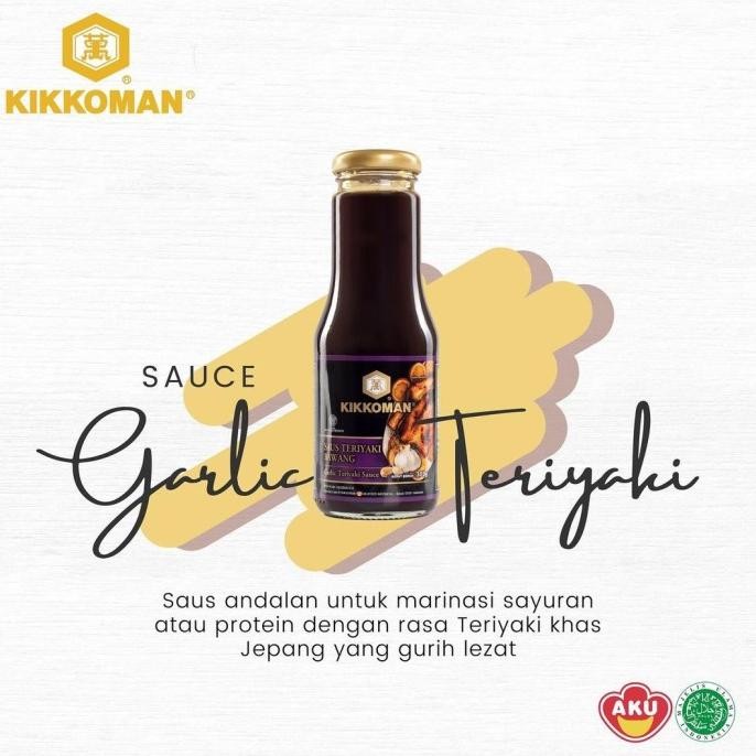 

KIKOMAN SAUS TERIYAKI BAWANG - 300ML ORIGINAL