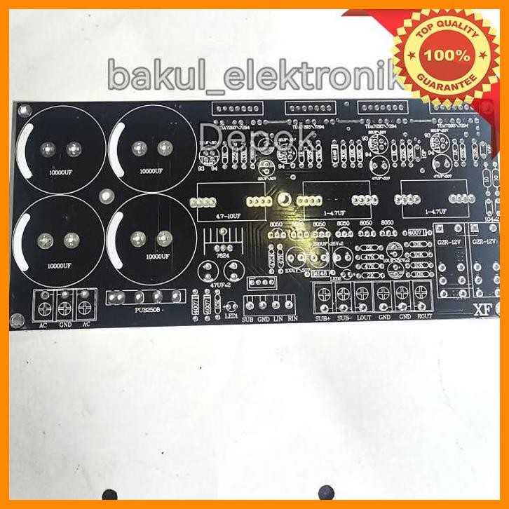 [bak] pcb amplifier tda7293 tda7294  2.1 stereo + btl