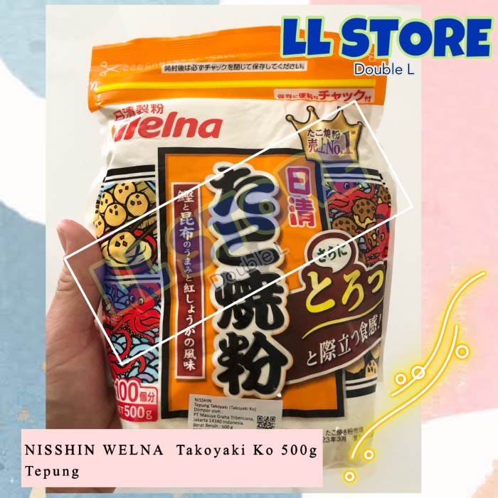 

NISSHIN TAKOYAKI KO 500 GR TEPUNG TAKOYAKI