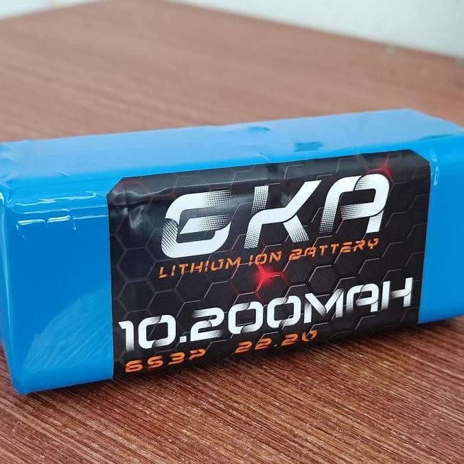 Promo GKA Li-Ion Liion Battery batre 6S 6S3P 22.2V 9000mAh Drone FPV 100A COD