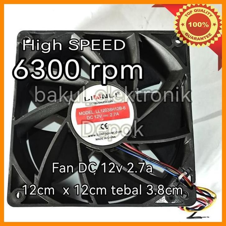 [bak] fan dc  12cm 12v   high speed