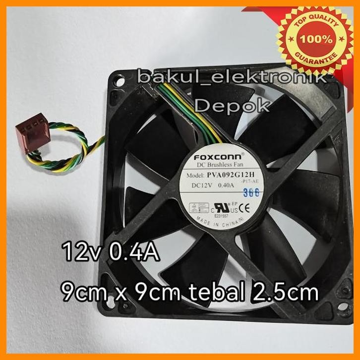 [bak] fan 12v 9cm high speed foxconn