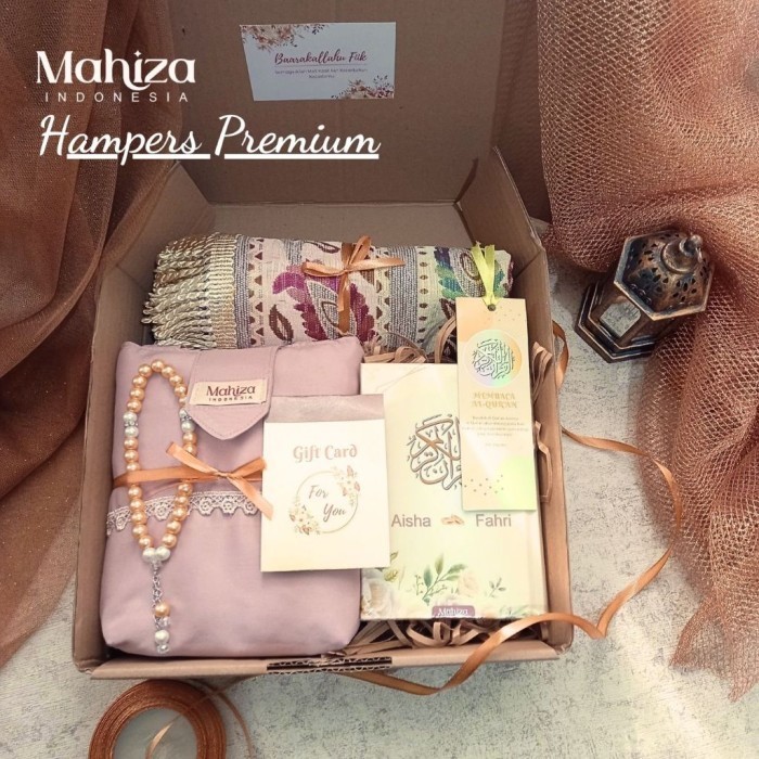 

HAMPERS MUKENA SESERAHAN ALAT SHOLAT HADIAH PERNIKAHAN KADO HAMPERS