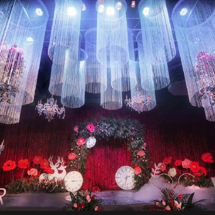 TIRAI BENANG PUTIH GLITTER 3X3 PREMIUM