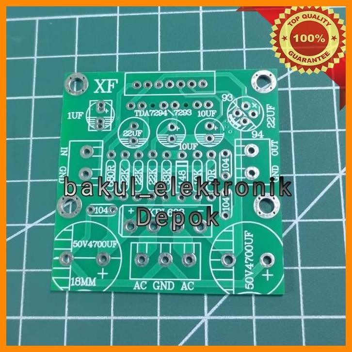 [bak] pcb tda7294 tda7293 psu