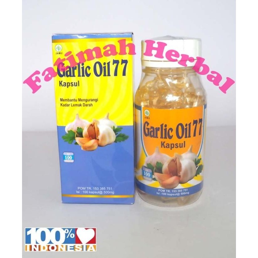 

GARLIC OIL 77 - KAPSUL BAWANG PUTIH - 100 KAPSUL ORIGINAL