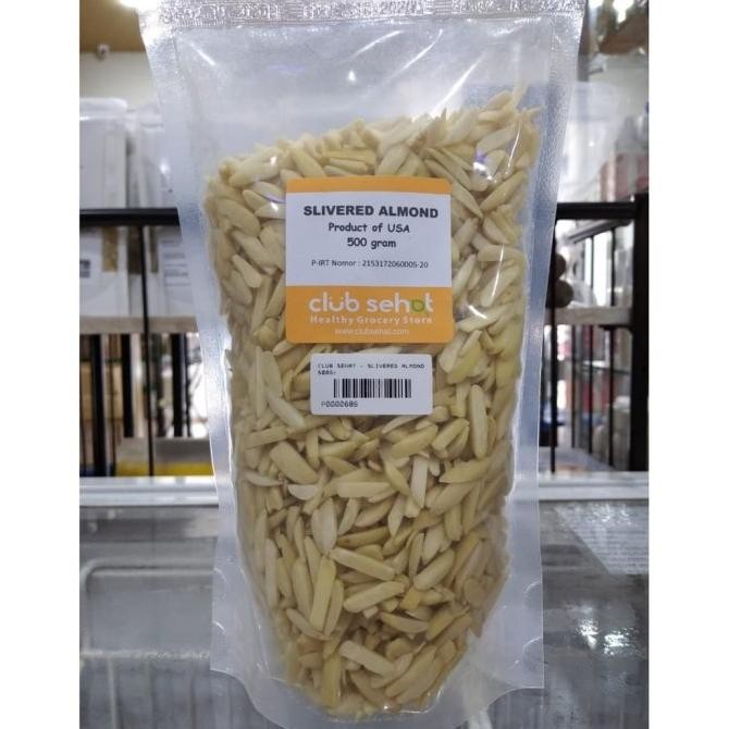 

SLIVERED ALMOND 500gr Berkualitas