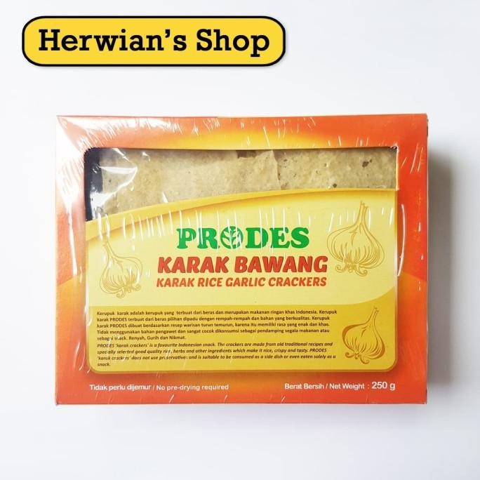 

KERUPUK KARAK/GENDAR/BERAS 1 DUS (250G X 12) - BAWANG ORIGINAL