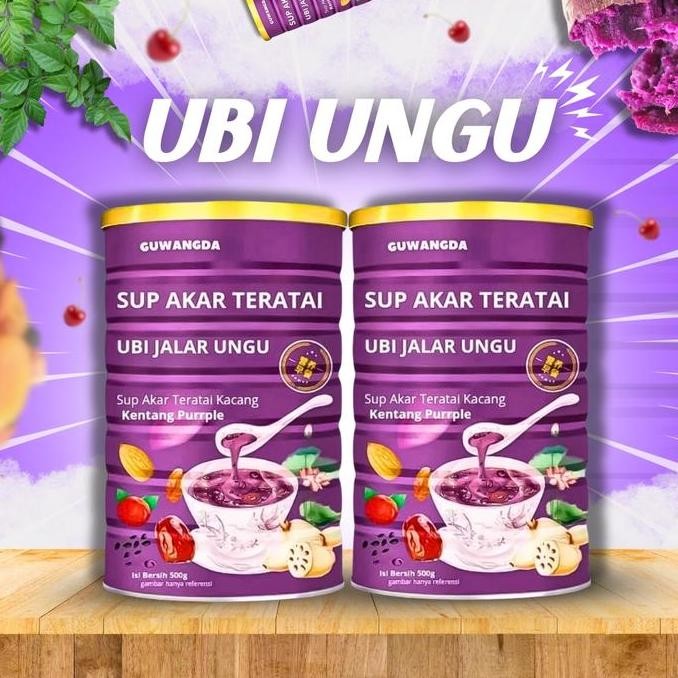 

OUFEN LOTUS ROOT POWDER ( VARIAN UBI UNGU & ALMOND ) Minuman Bubuk Teratai Kurma Manis Air Susu Instan Berkualitas