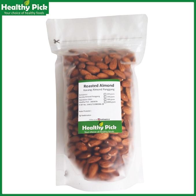 

Roasted Whole Almond 500gr ( Kacang Almond Panggang ) Berkualitas