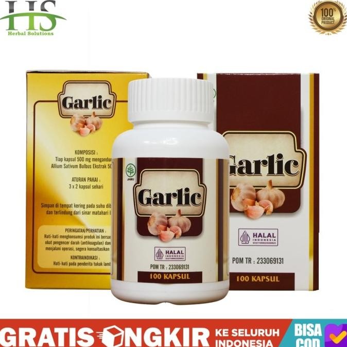 

KAPSUL BAWANG HITAM - BLACK GARLIC - GARLIC KAPSUL - BPOM - ORIGINAL ORIGINAL