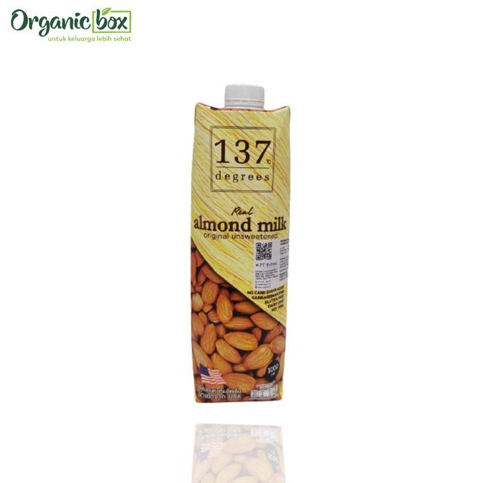

137 DEGREES ALMOND MILK ORIGINAL UNSWEETENED 1L Berkualitas