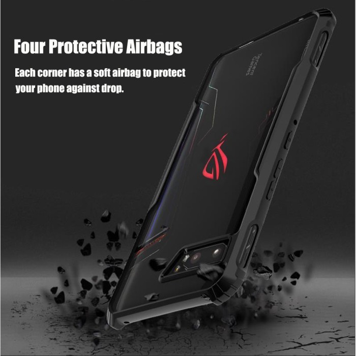Case Asus ROG PHONE 2 Beatle Series Bumper Transparan Clear Armor Soft