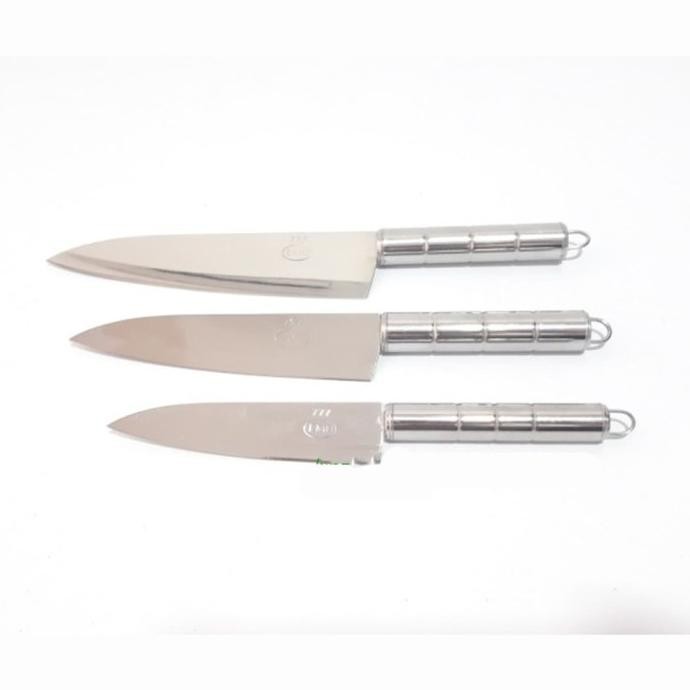 

PISAU DAPUR SET 3 UKURAN - STAINLESS STEEL DAGING KUE BAWANG PREMIUM ORIGINAL