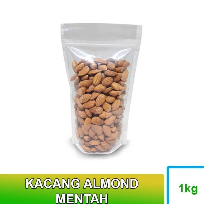 

Kacang Almond Mentah Premium 1kg - Raw Almond Asli - Almond Original Berkualitas