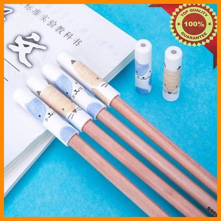 

[GSM] 06 Pcs/set Pencil Protector Cover Student Pen/pencil Extender