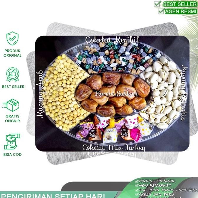 

paket mix sweet kurma sukkari kacang almond pistachio kismis Berkualitas