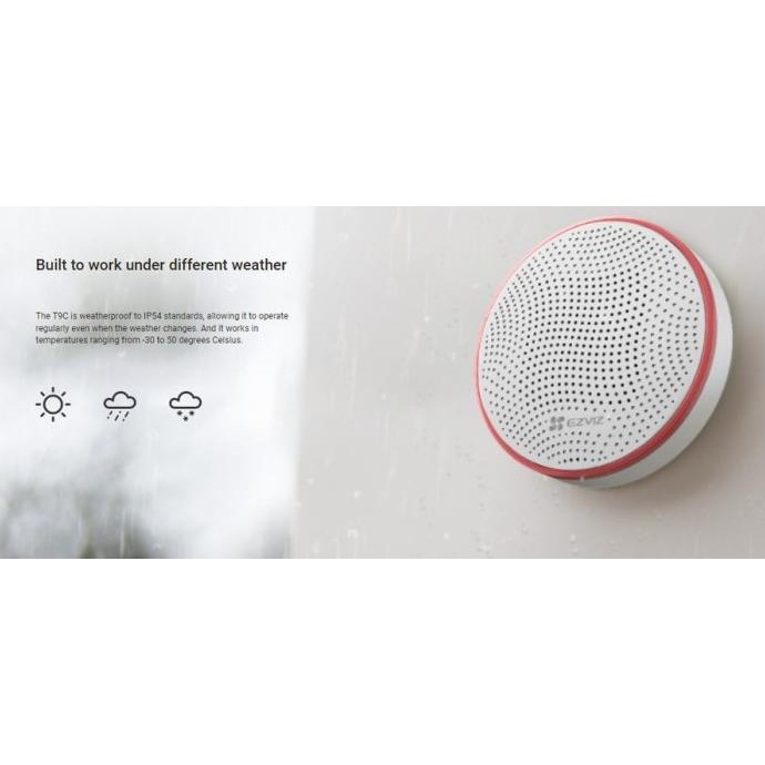 PROMO / TERMURAH EZVIZ T9C SMART HOME SIREN ALARM SPEAKER TERBAIK