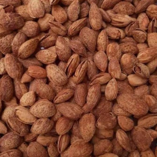 

Almond cangkang rasa butter milk kemasan 1kg Berkualitas