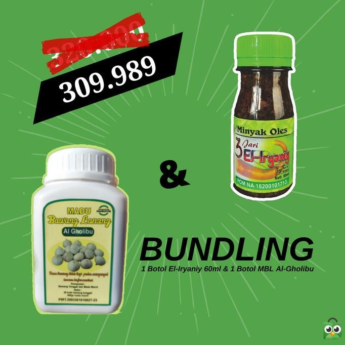 

BUNDLING STRONG| MADU BAWANG LANANG & MINYAK OLES EL-IRYANIY 45ML ORIGINAL
