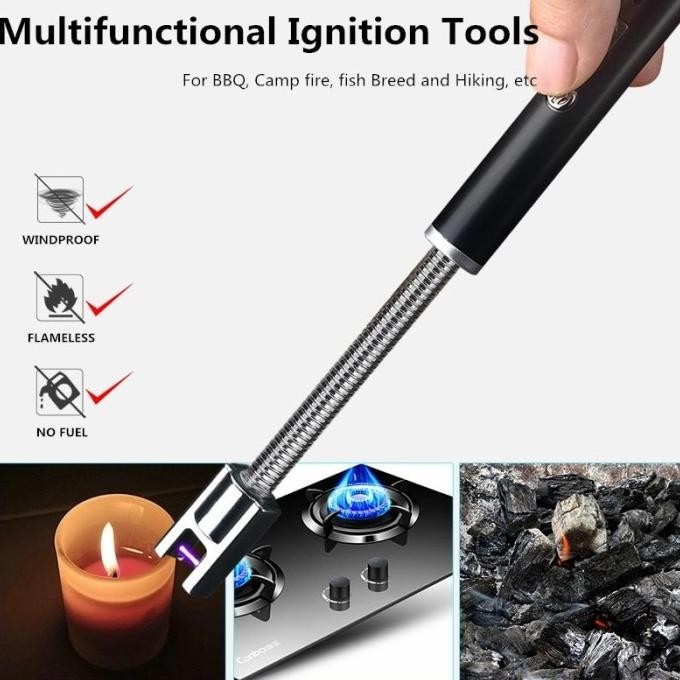 Baru Korek Api Mancis Pemantik Kompor Lilin Elektrik Plasma Lighter Cas