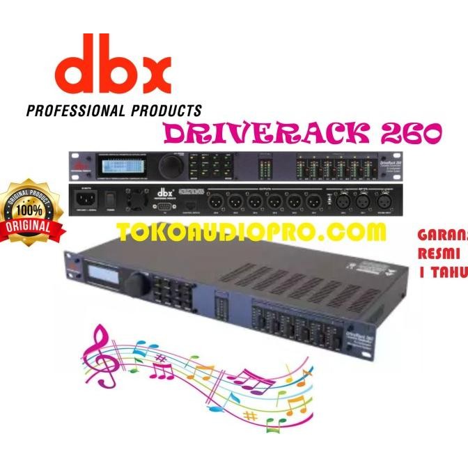 Promo DLMS DBX Driverack 260 Digital Speaker Management Original DLMS COD