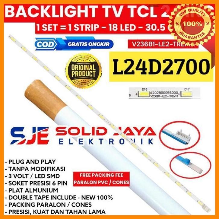 [SJE] BACKLIGHT TV LED TCL 24 INC L24D2700 L 24D2700 LAMPU BL SMD 18K 3V 24D