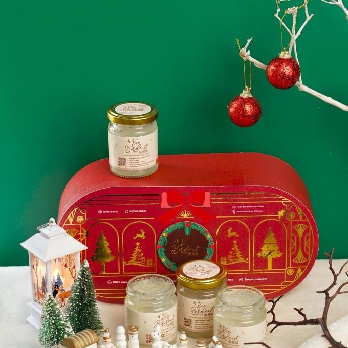 

Christmas Hampers 2024 isi 4jar Premium birdnest of 100ml