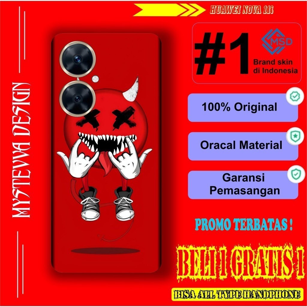 

Terlaris Xiaomi Mi 11i Garskin Stiker Custom Case Laminasi Tebal COD