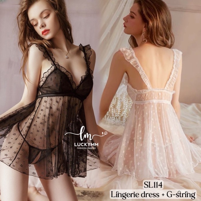 Sexy Lingerie Baju Tidur Sexy Wanita / Sexy Lingerie Transparan 114